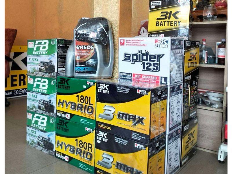 ร้านขายแบตรถ นนทบุรี ราคาถูก